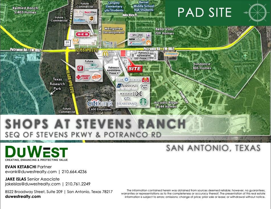 Shops at Stevens Ranch - Pad Site — 13794 Potranco Rd, San Antonio, TX, 78245 photo 7
