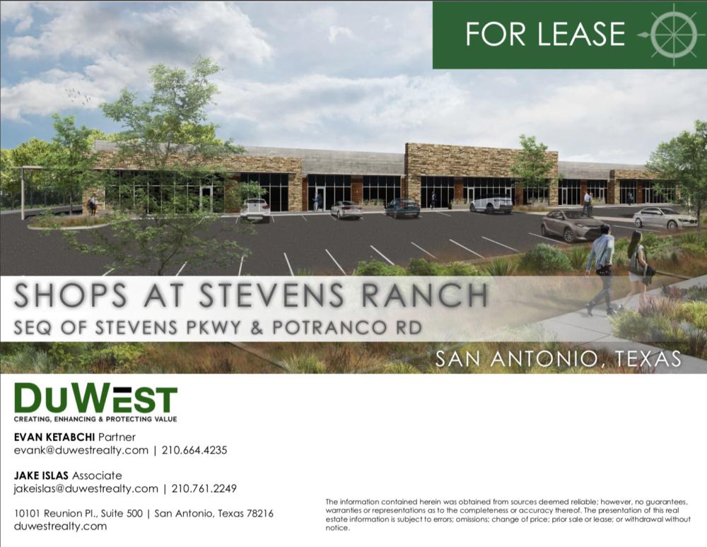 Shops at Stevens Ranch - Pad Site — 13794 Potranco Rd, San Antonio, TX, 78245