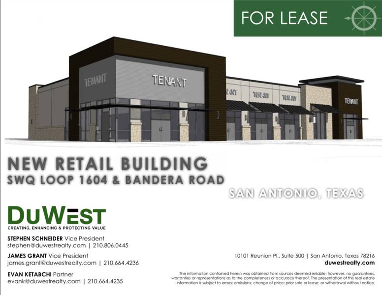 SWQ BANDERA & 1604 — 11703 Bandera Rd, San Antonio, TX, 78250