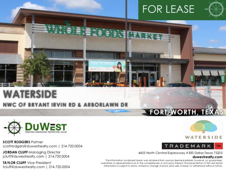Waterside | Whole Foods | Fort Worth — 3720 Vision Dr,, Fort Worth, TX, 76109