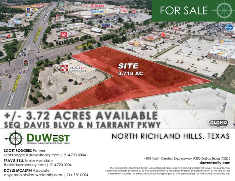 SEQ - Davis Blvd @ N. Tarrant Pkwy — 9050 N Tarrant Pkwy, North Richland Hills, TX