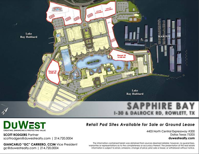 Sapphire Bay Mixed Use Development | Pad Site Available Fronting I30 & Dalrock — 600 Cooke Dr, Rowlett, TX, 75088 photo 4