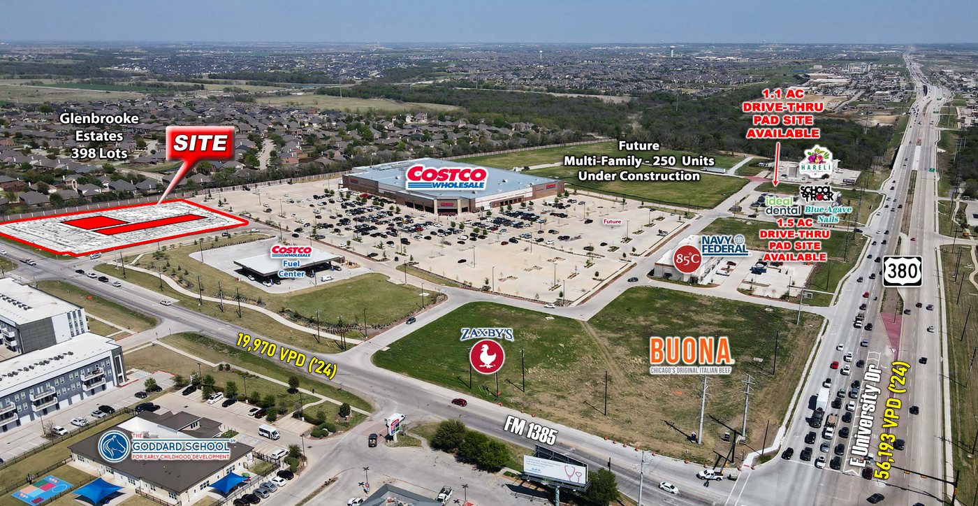 Westside Development — 5828 West University Drive, Prosper, TX, 75078