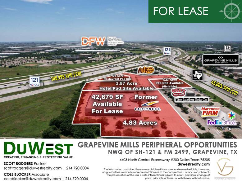Victory Shops Grapevine Mills | Hotel Site and Future Retail | Grapevine, TX — 3200 Grapevine Mills Pkwy, Grapevine, TX, 76051 photo 2