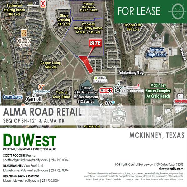 Alma & Collin McKinney | Pads — SEQ of SH-121 & Alma Dr., McKinney, TX