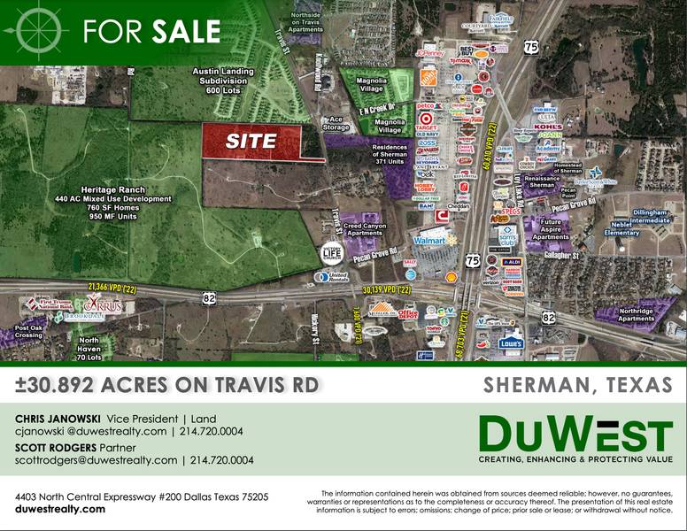 ±31 Acres For Sale | Sherman, TX — 4528 N Travis St, Sherman, TX, 75092 photo 2