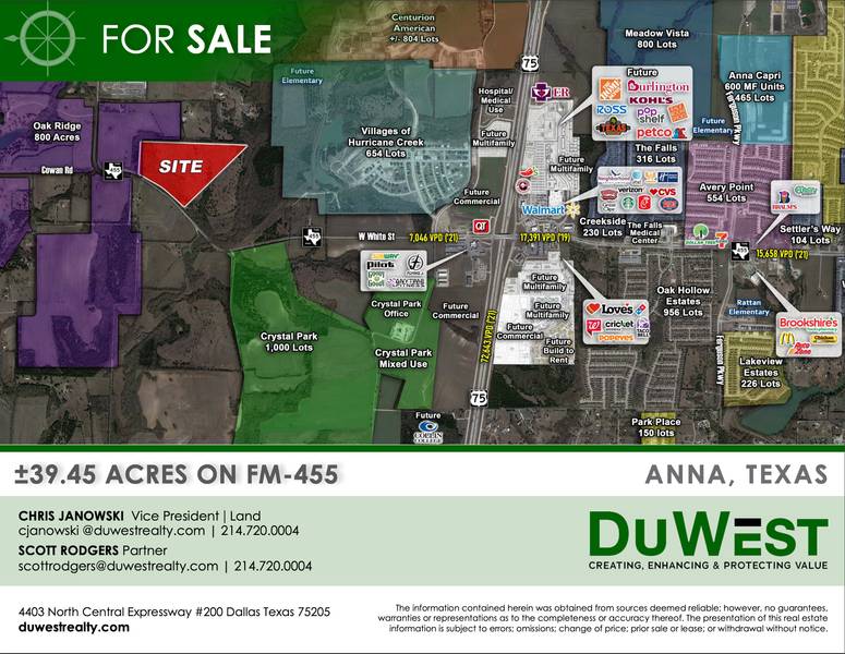±40 Acres For Sale | Anna, TX — FM-455, Anna, TX, 75409