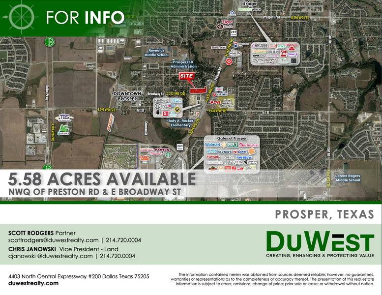3.5 Acres Available | Prosper, TX — NWQ Preston Rd & Broadway St, Prosper, TX photo 2