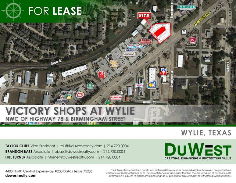 Victory Shops At Wylie — NWC Hwy 78 & Birmingham St., Wylie, TX