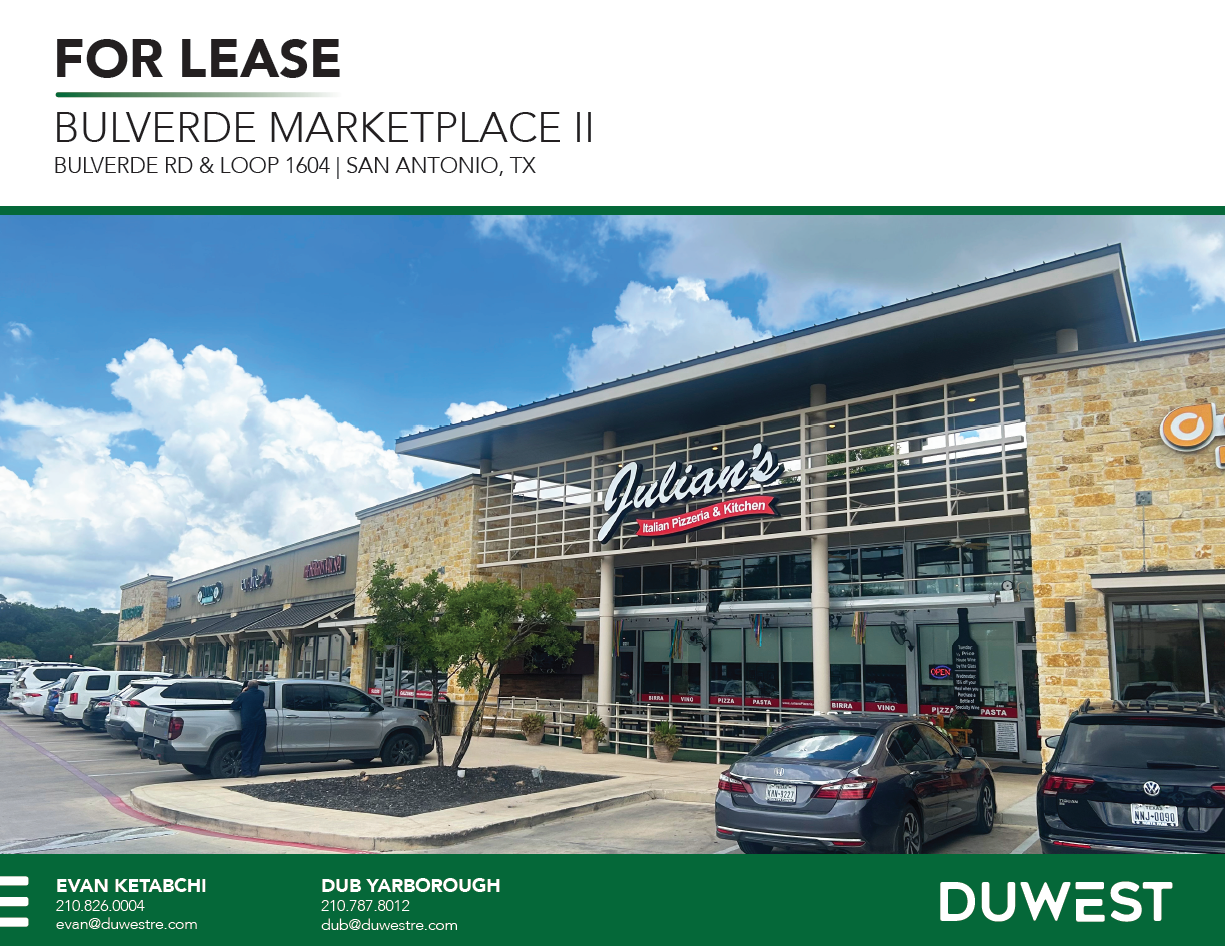 Bulverde Marketplace Phase II | San Antonio, TX — SWQ Loop 1604 & Bulverde Rd, San Antonio, TX, 78216