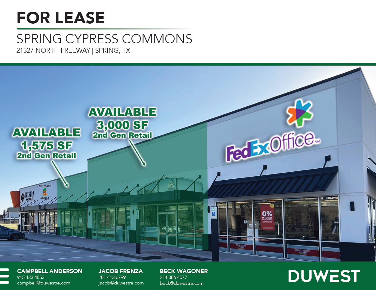 Spring Cypress Commons | Spring, TX — 21327 North Freeway, Spring, Tx, 77388