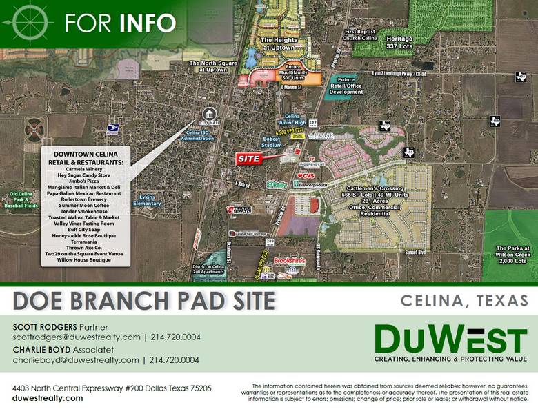 Doe Branch Pad Site — NWQ of Preston Rd & Elm St, Celina, TX, 75009 photo 3