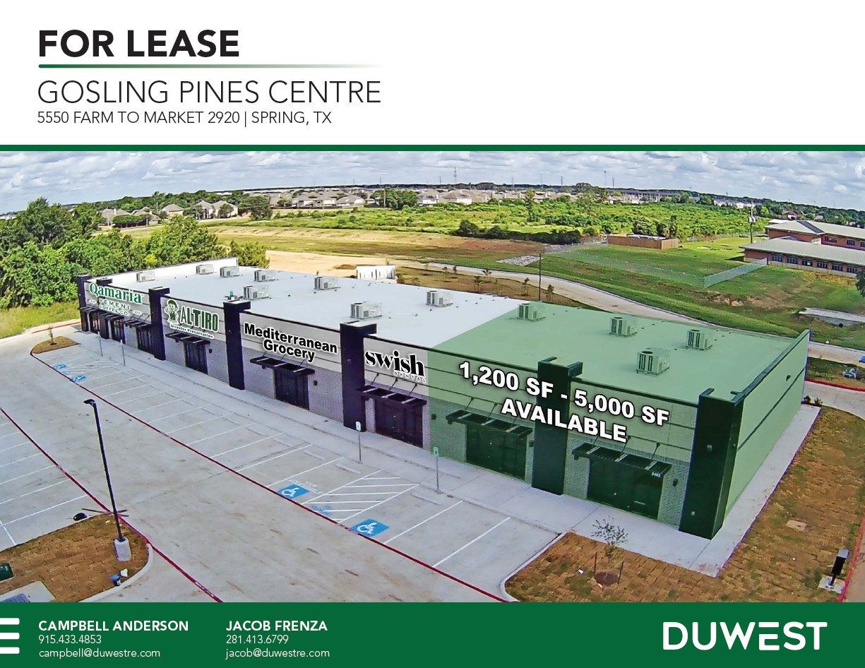 Gosling Pines Centre | Spring, TX — 5550 FM 2920, Spring, TX, 77388