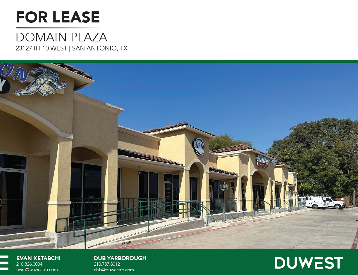Domain Plaza | San Antonio, TX — 23127 IH-10 West, San Antonio, TX, 78257