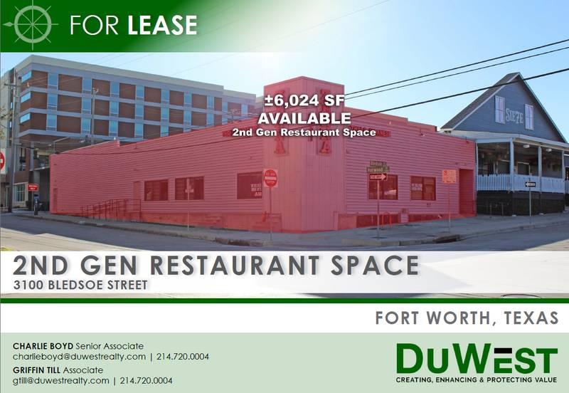 3001 Bledsoe, Fort Worth - 2nd Gen Restaurant — 3001 Bledsoe, Fort Worth, TX, 76107