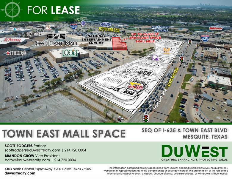 Town East Mall Space — 1024 Town East Mall, Mesquite, TX
