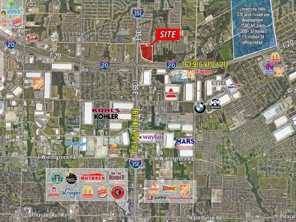 High Profile Development Site | 8220 South RL Thornton Freeway — 8220 S R L Thornton Fwy, Dallas, TX, 75232