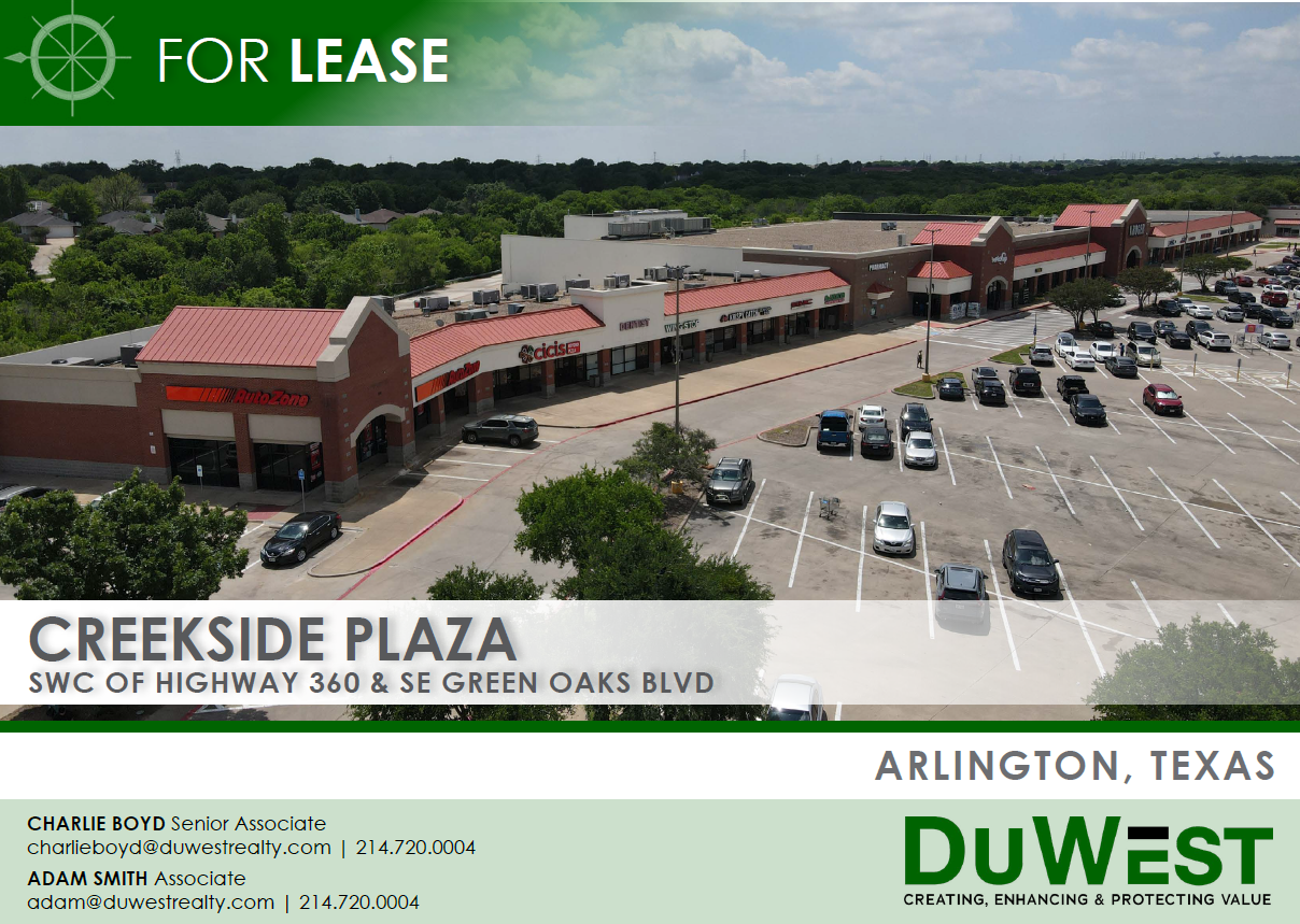 Creekside Plaza — 2344 SE Green Oaks Blvd, Arlington, TX, 76018