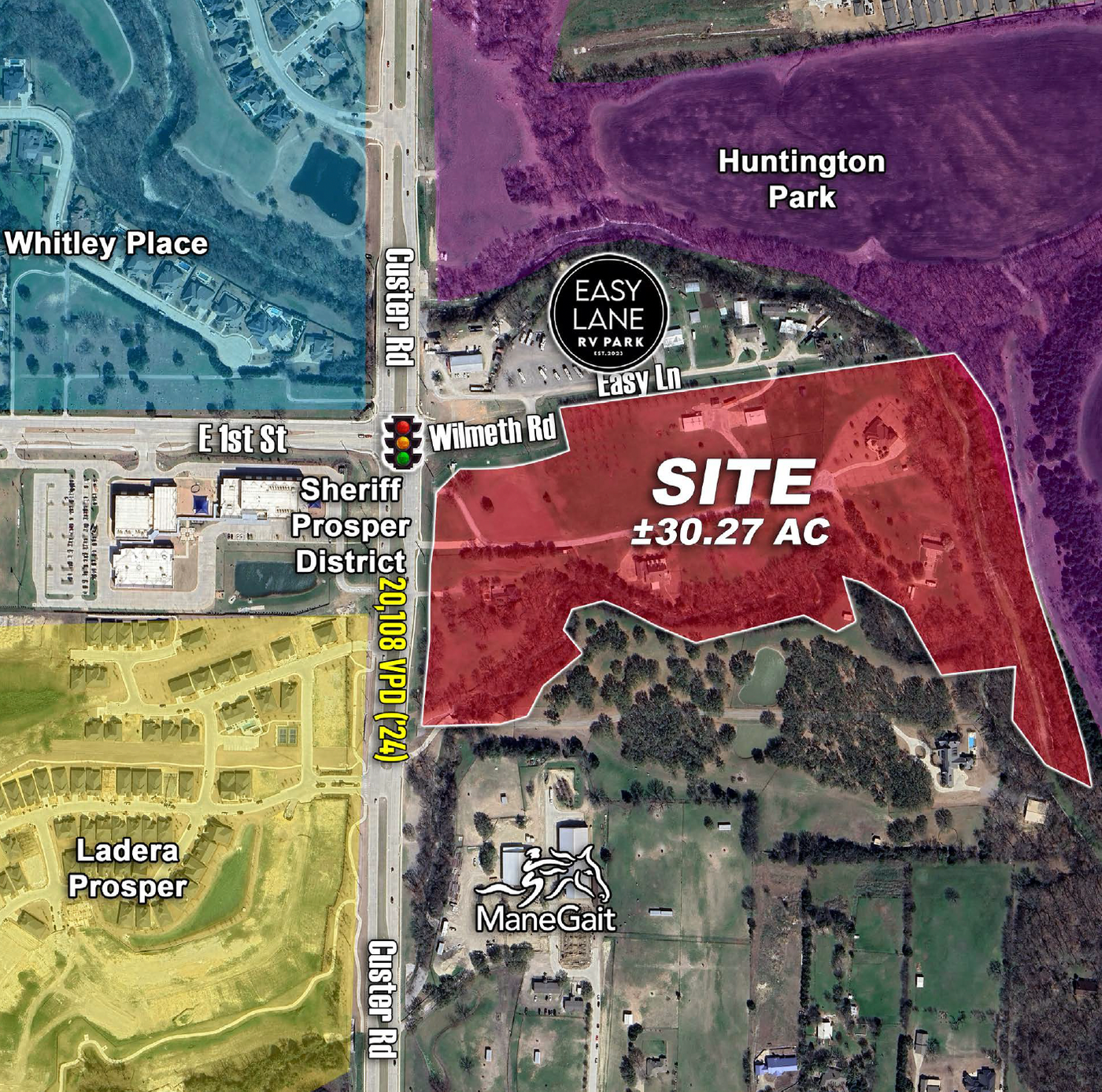 30 Acres - McKinney ETJ, Prosper ISD — 3650 North Custer Road, McKinney, TX, 75071 photo 2