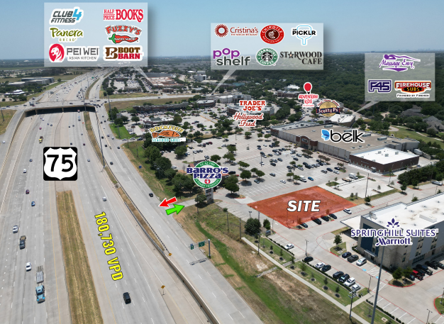 NWQ Eldorado Pkwy & Hwy 75 Pad Site For Sale or Lease — NWQ of Eldorado Pkwy & Hwy 75, McKinney, TX, 75070