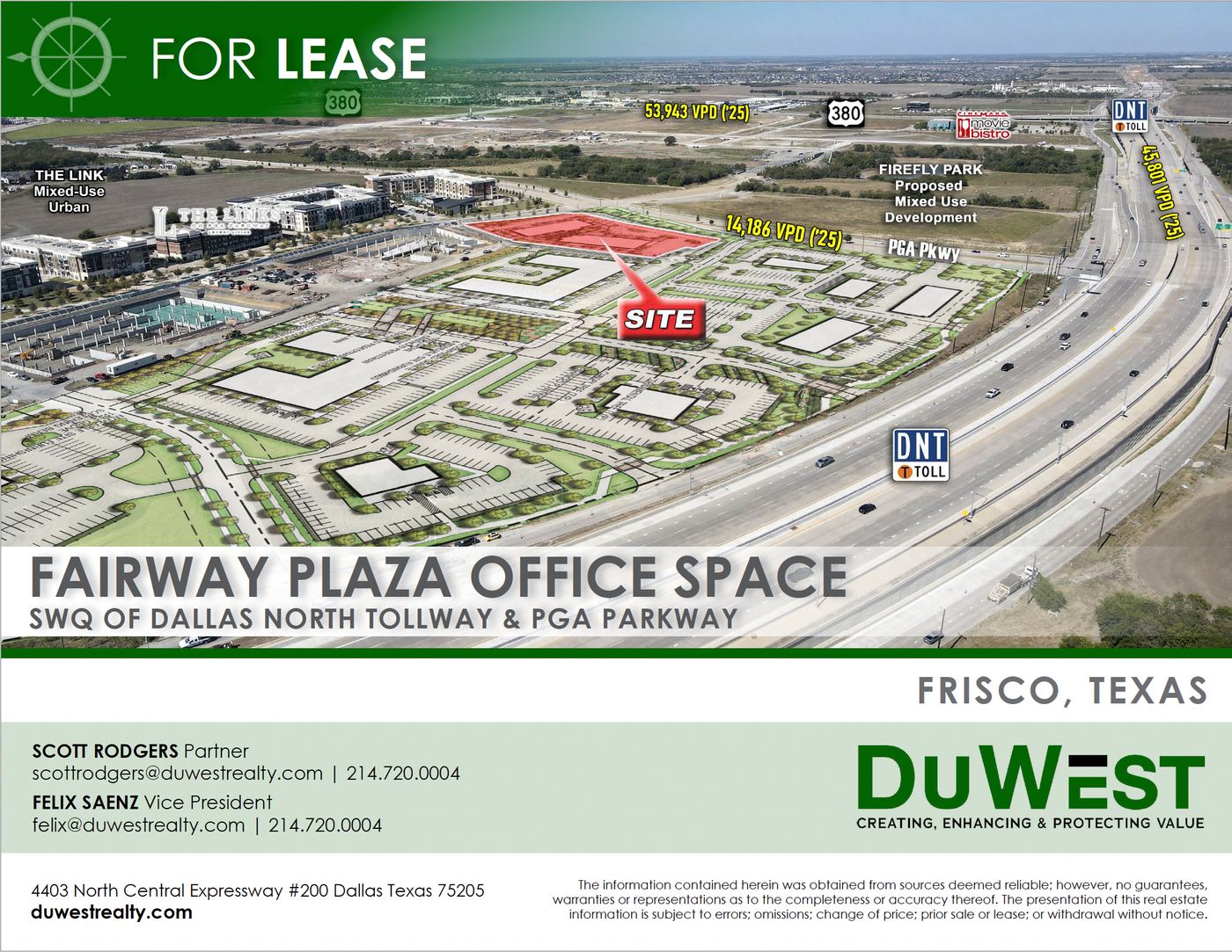 Fairway Plaza | SWQ DNT and PGA Parkway — SWQ of DNT & PGA Pkw, Frisco, TX, 75033