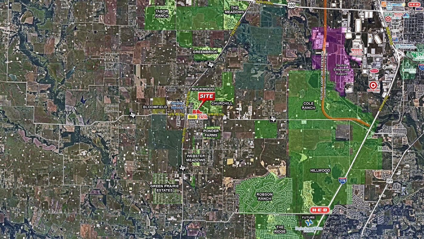 23.51 AC | North side of FM-2449 — 415 Fm 2449, Ponder, TX, 76259 photo 2