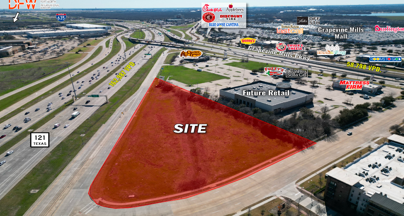 3.3 AC PAD | North State Highway 121 — North State Highway 121, Grapevine, TX, 76051