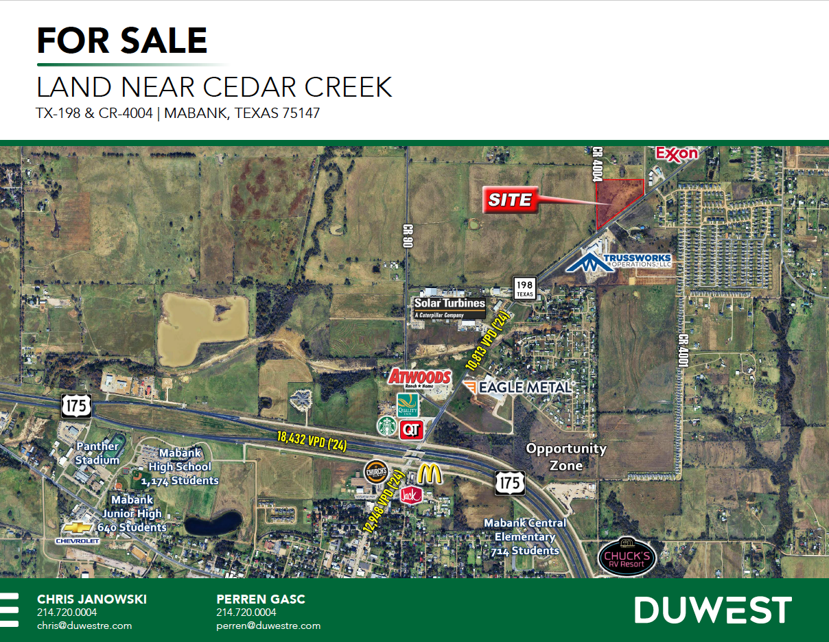 12.08 AC | NEC TX-198 & CR-4004 — 15262 Texas Highway 198, Mabank, TX, 75147