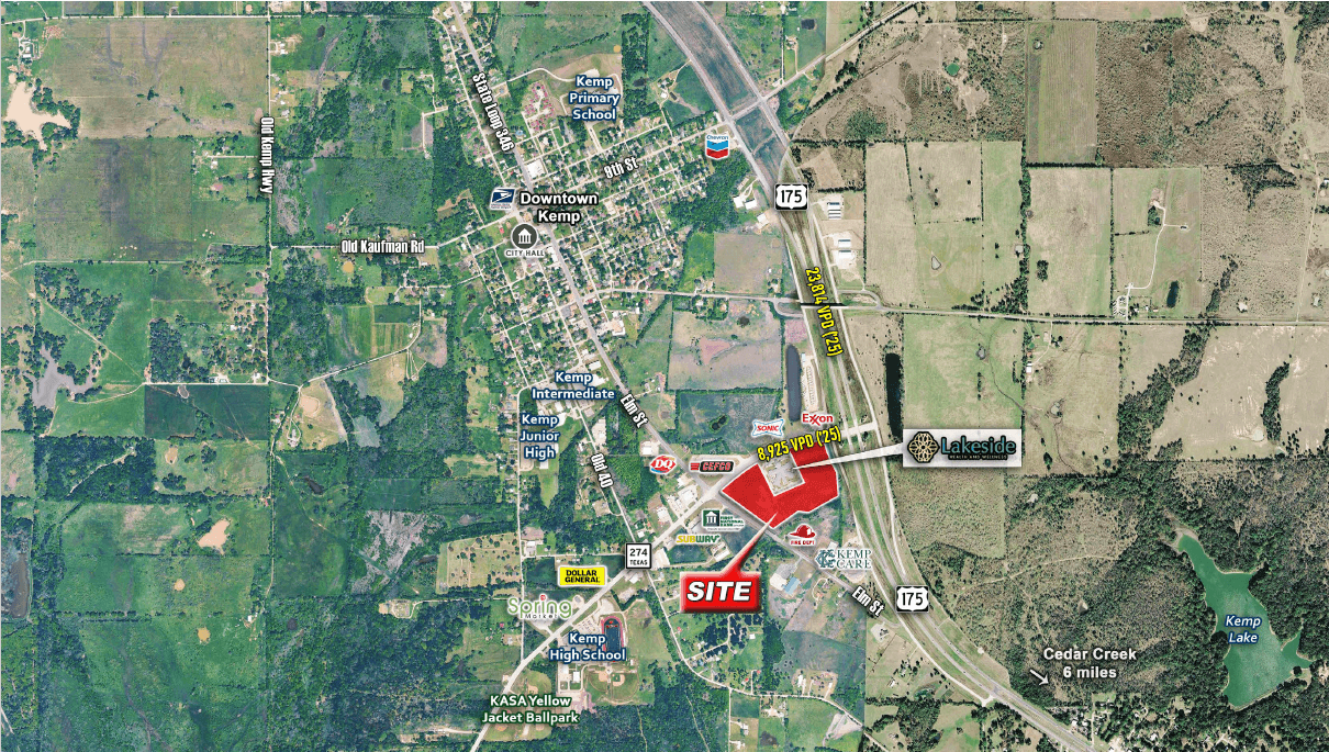 20.4 Acres on US-175 & SH-274 — 101 North State Highway 274, Kemp, TX, 75143 photo 2