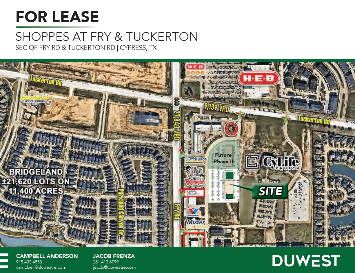 Shoppes at Fry & Tuckerton — 9540 Fry Road, Cypress, TX, 77433